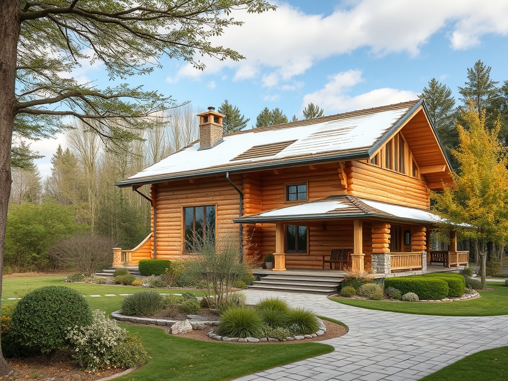 УРАЛДИС | Особенности монтажа водосточной системы на брусовом доме